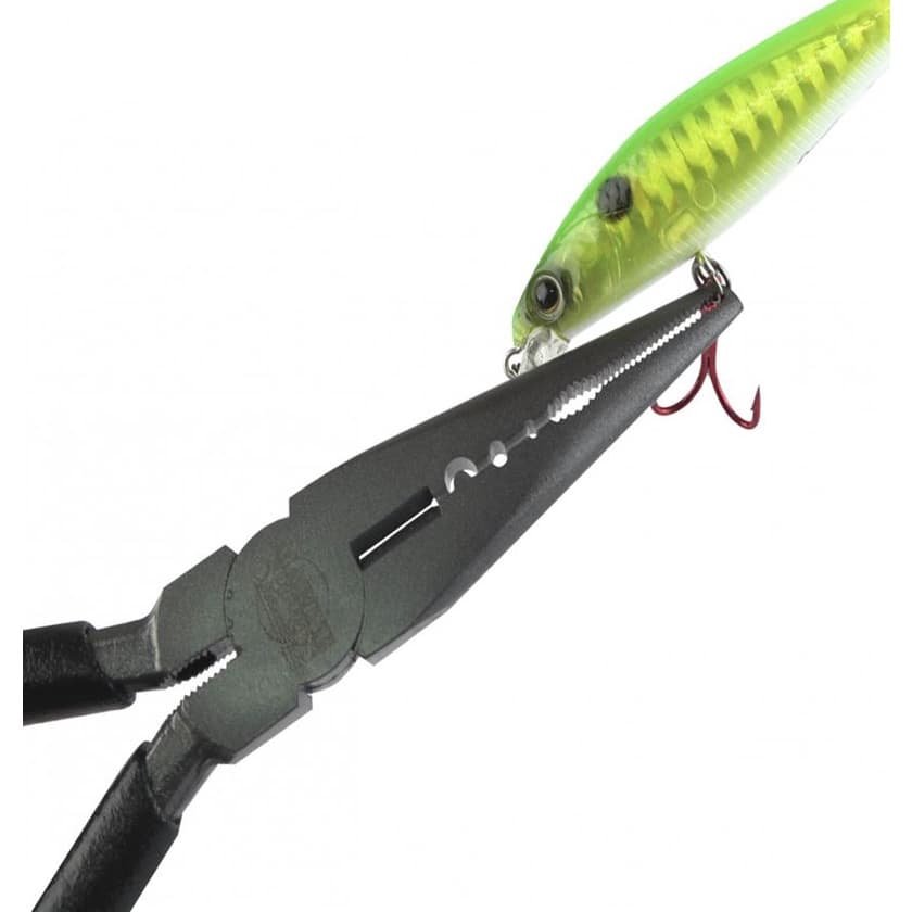 Alicate De Bico Pesca Longo Aco Corte De Linhas Argolas Garateias - Envio Já
