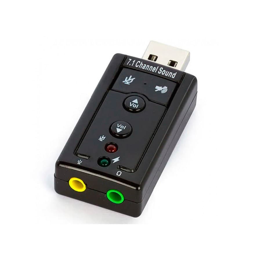 Adaptador de som USB 2.0 Externo 7.1-Canais Oferta