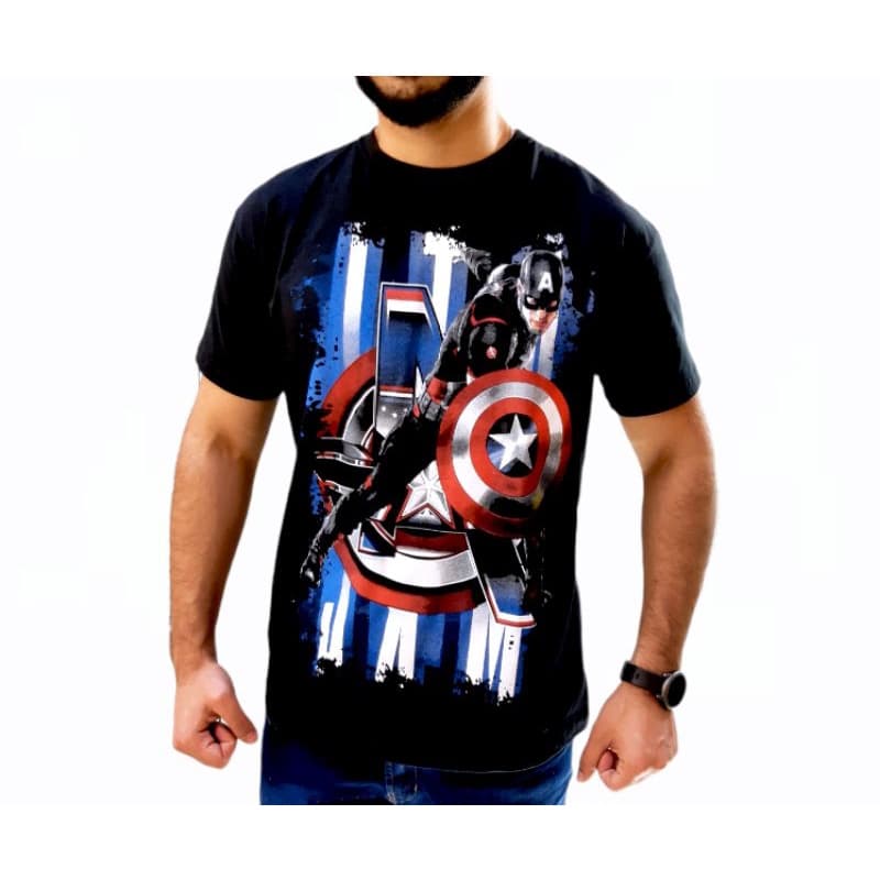 Camiseta Capitão América Camisa Marvel