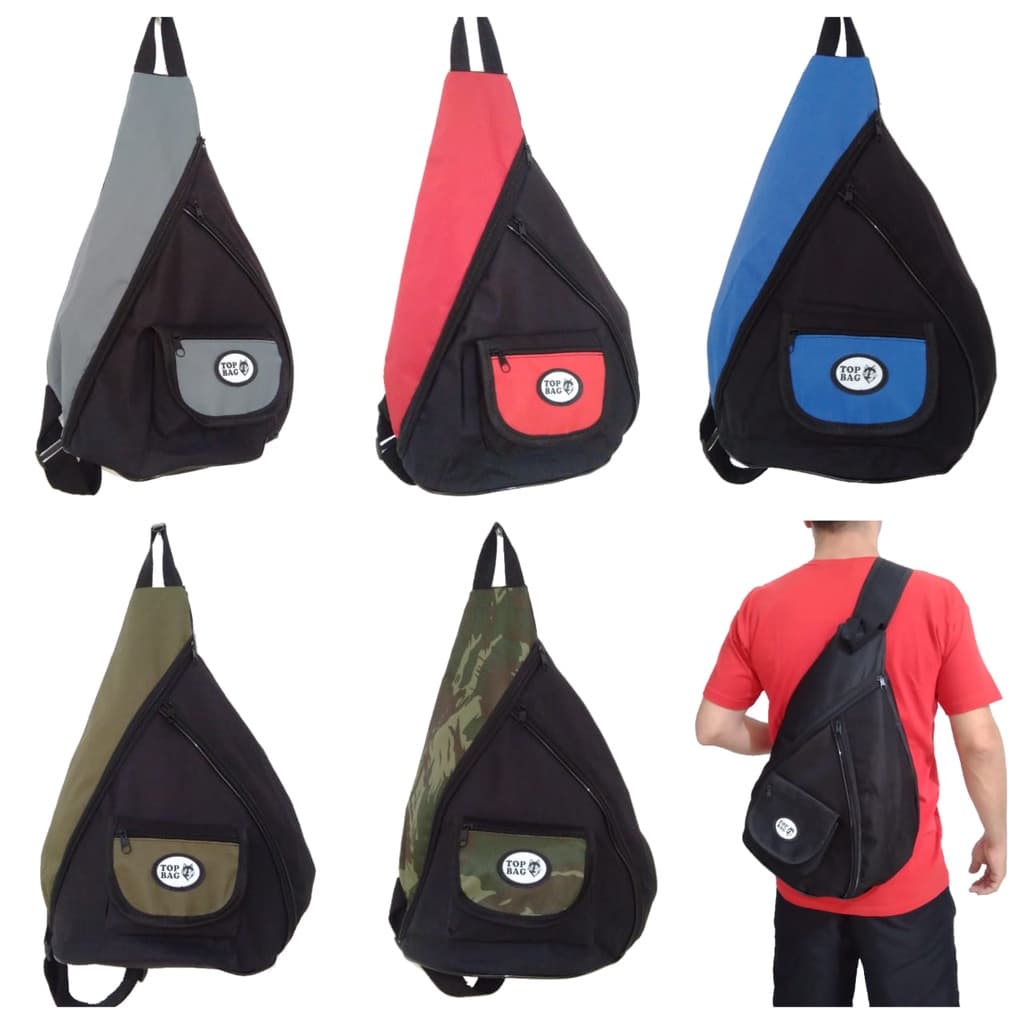 Mochila Transversal Academia Trabalho Faculdade Escolar Etc.