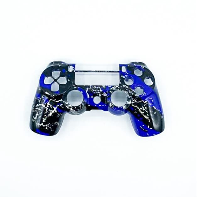 Capa Controle Ps4 Jet Black (Abstract Blue)