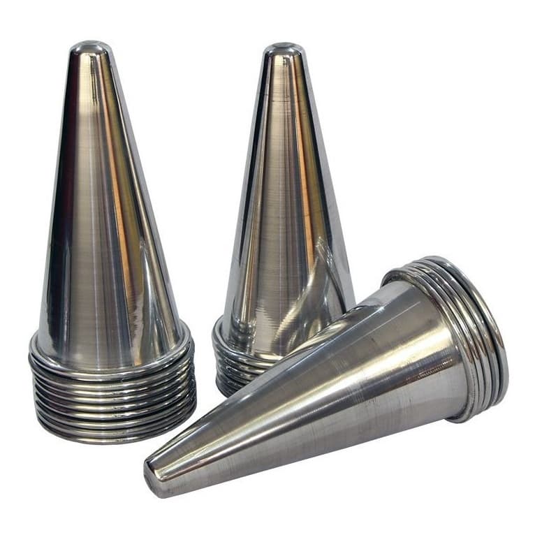 Kit 10 Cones 14cm Para Producao De Pizza Cone Gastrobel