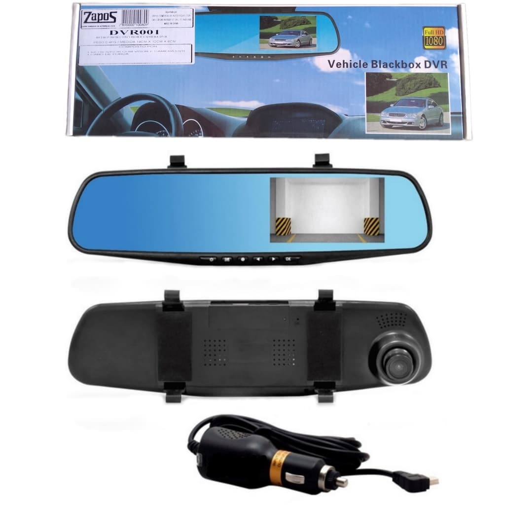Retrovisor Com Câmera Frontal Com Tela Lcd