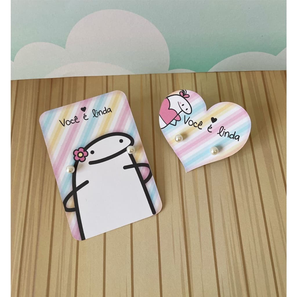 Tags para brinco com tag personalizado mimo cliente 50pares