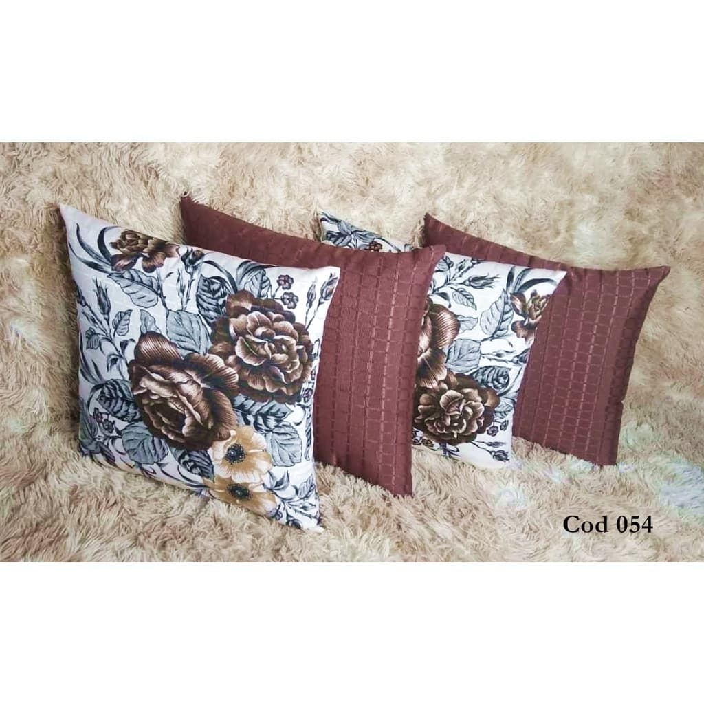 Kit Com 4 Capas de Almofadas Decorativas 45x45 COD 054