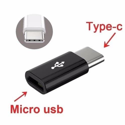 ADAPTADOR MICRO USB FÊMEA PARA TYPE-C MACHO USB 3.1