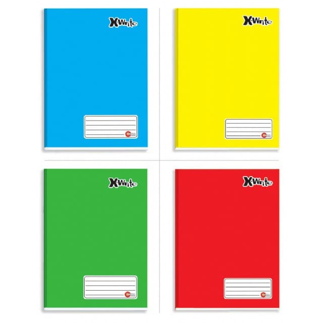 Caderno Brochura PEQUENO Capa Dura 96/48 Folhas / Material Escolar / Papelaria