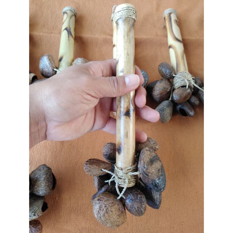 Chocalho Indígena Semenre Acati musicais capoeira xamânico musicalização infantil percussao
