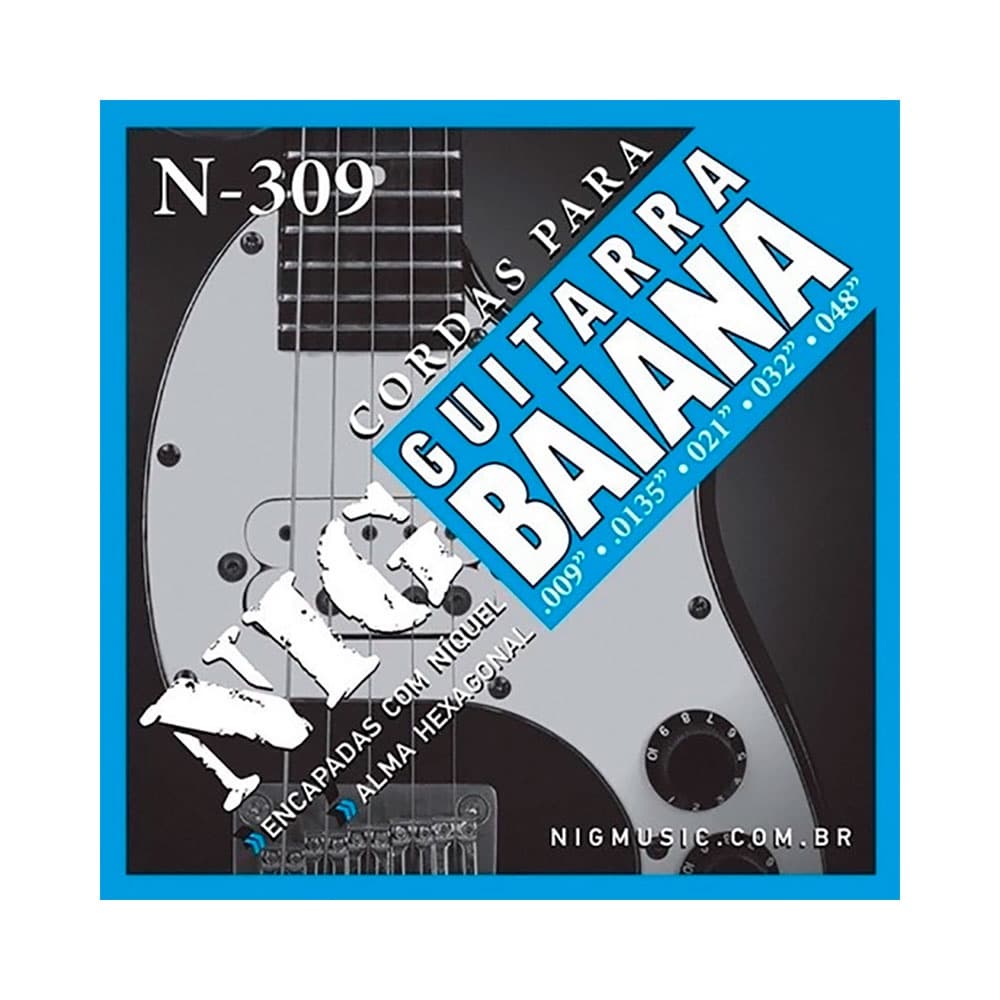 Encordoamento NIG P/ Guitarra Baiana N-309 9/48 - EC0015