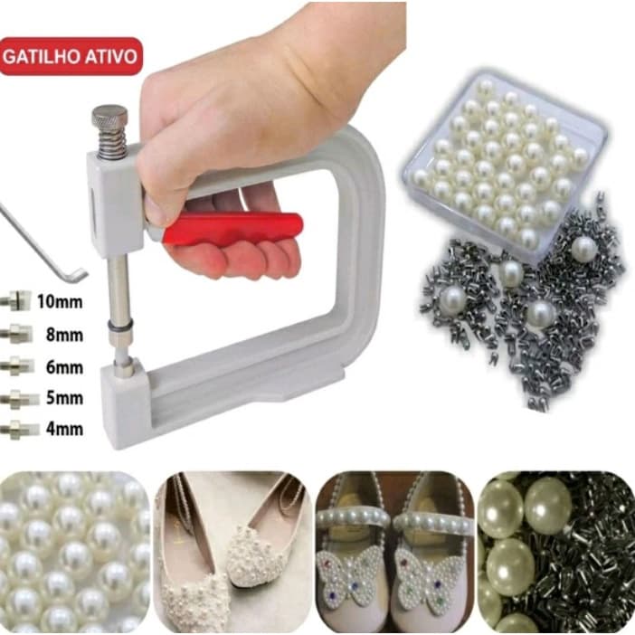Aplicador De Pérolas  Para Custumizar Roupas e Patchwork