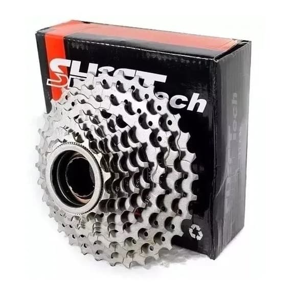 Catraca Bicicleta Mtb Roda Livre Bike 8v Shiftech Index 13/32d Rosca