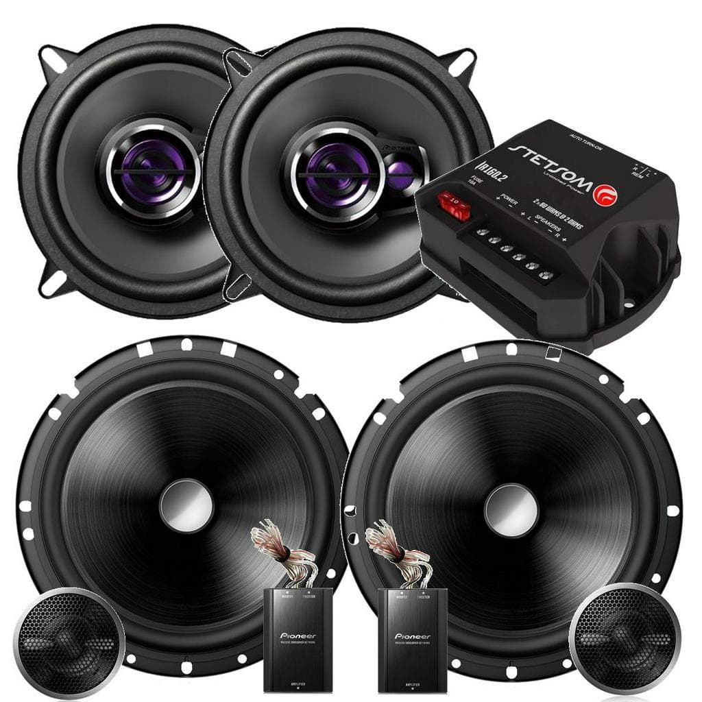 Kit 2 Vias Pioneer 6 + Auto Falante 5 + Modulo Stetsom Ir160