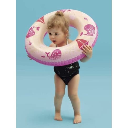Bóia Inflável Circular Redonda de Piscina 60cm para Criança 30kg Qualidade Mor