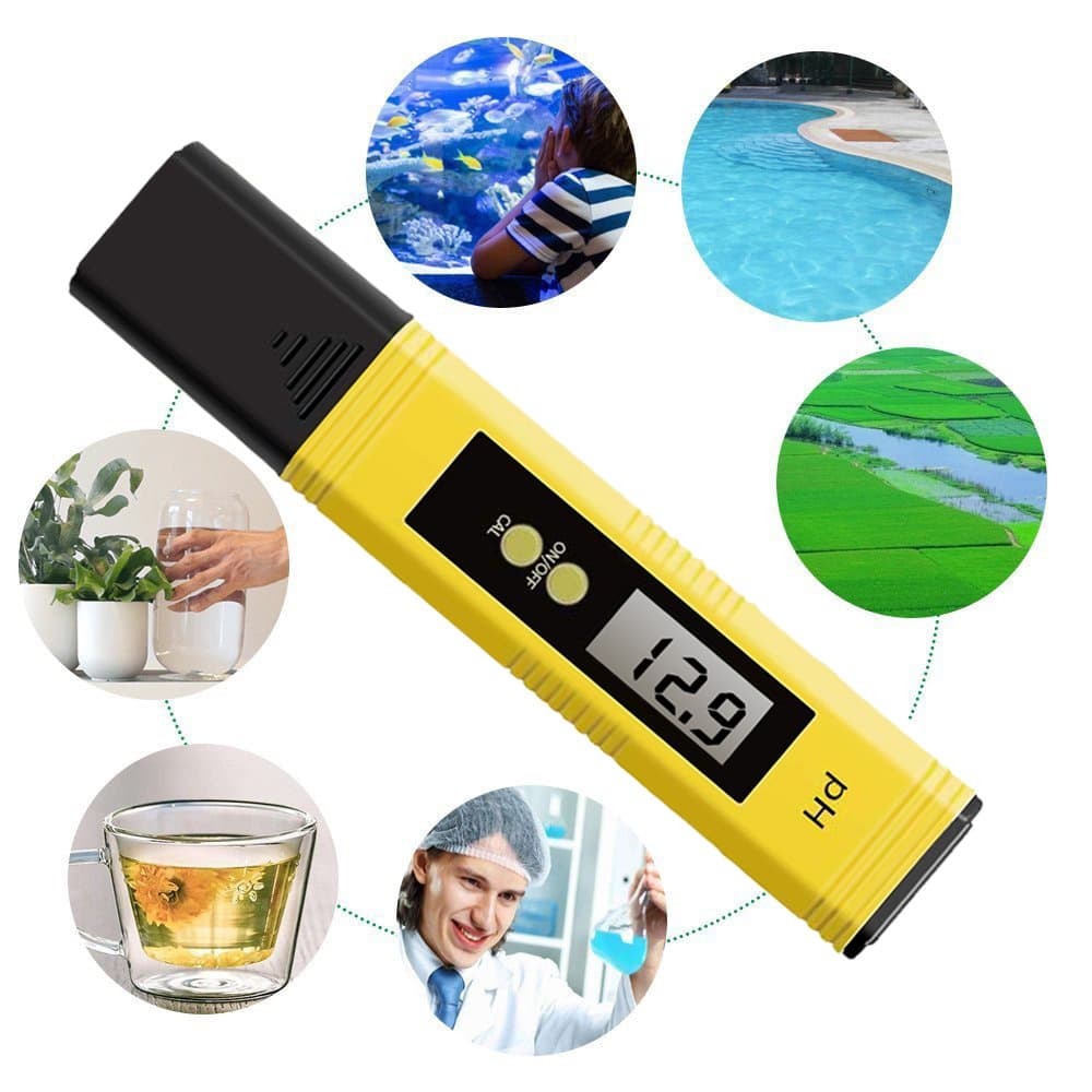01 Aparelho Para Medir Ph De Água Cultivo Grow E Geral + Baterias