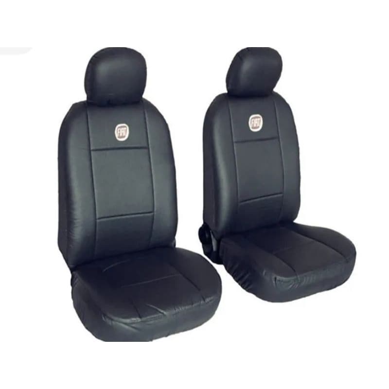 Capa de banco carro Strada cabine simples couro universal preta