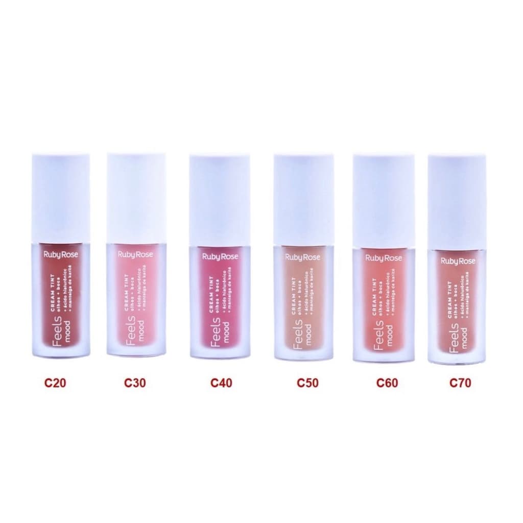 Batom Cream Tint Feels Mood Cream Ruby Rose 30ml LANÇAMENTO COLEÇÃO NOVA