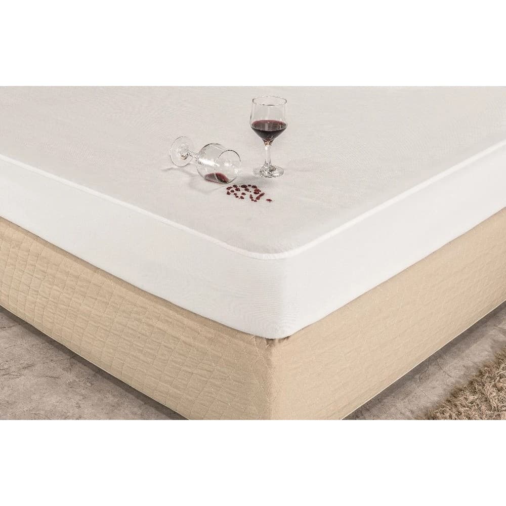 Capa Protetora Protetor Impermeavel De Colchão King Liso Tambem Para Cama Box