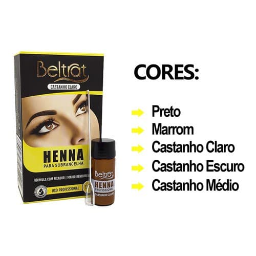Henna para sobrancelha Beltrat  1,25g
