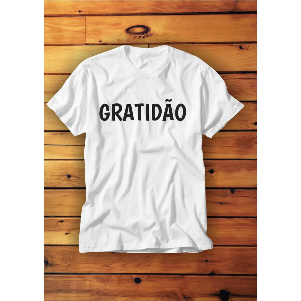 Camiseta Personalizada Gratidão