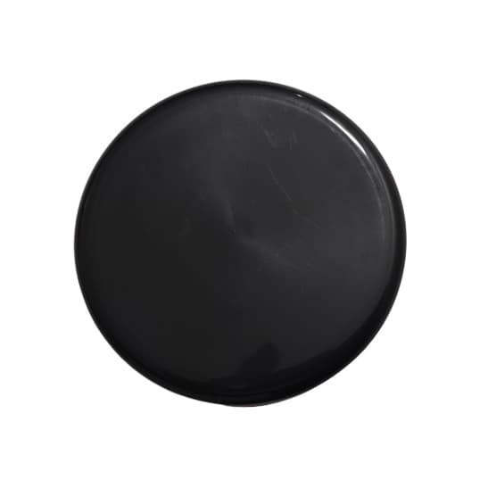 01 Tampa Plástica Cor Preta p/ vidro de Palmito 3 Litros 110mm