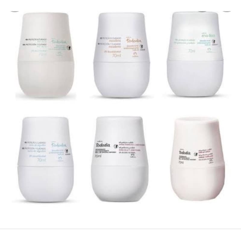 Desodorante Antitranspirante Roll-on Natura Tododia 70 mL- Fragrância a escolher