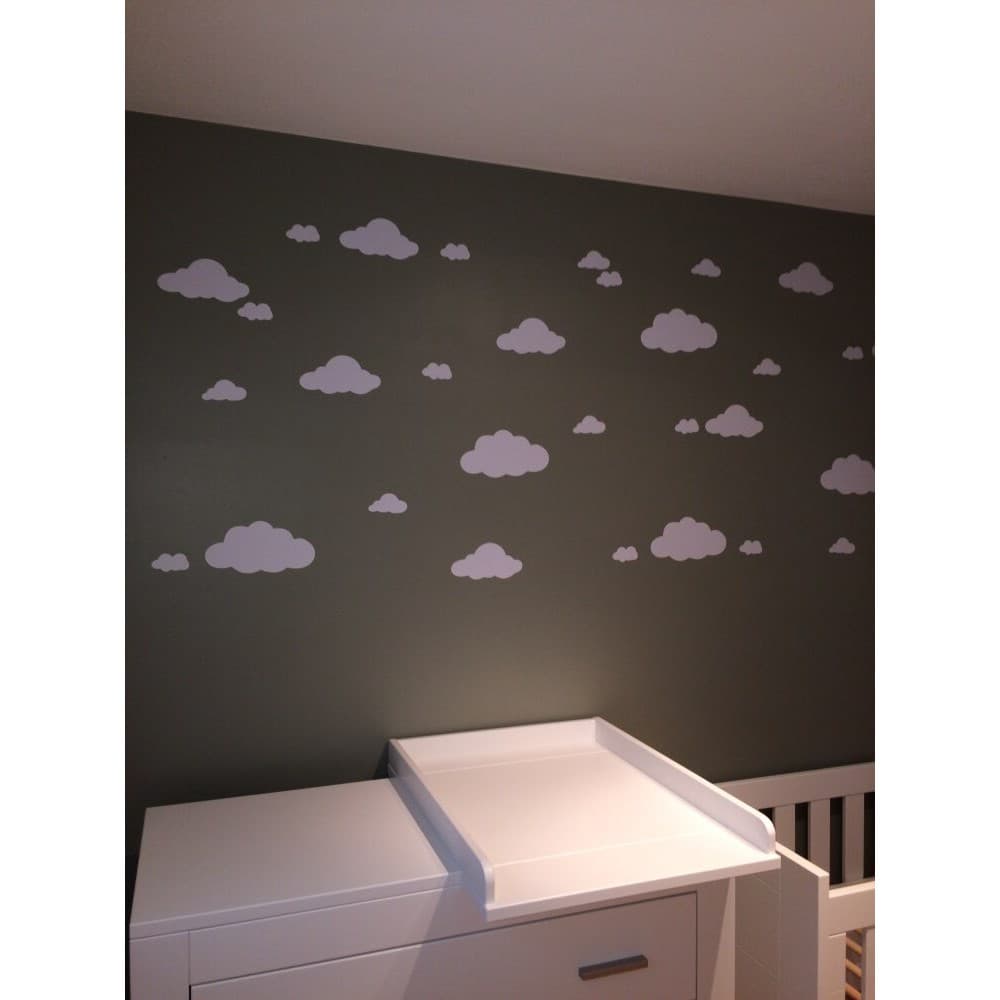 43 Adesivos Decoração De Parede Nuvens Tamanhos Variados