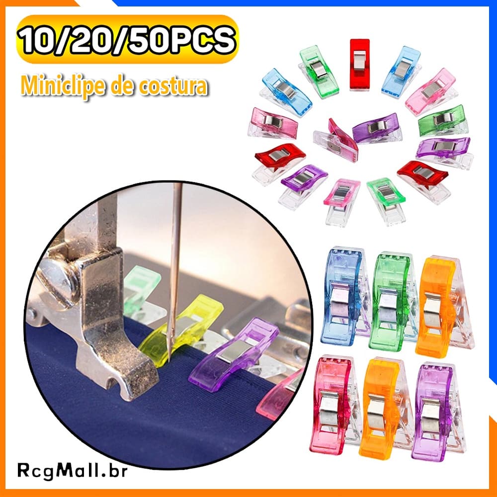 10/20/50PCS Sewing Clips /Multicolor Plastic Clips /Quilting Clip    /Patchwork Craft Clips /Prendedor De Tecido Pequeno Clips Tecido Patchwork