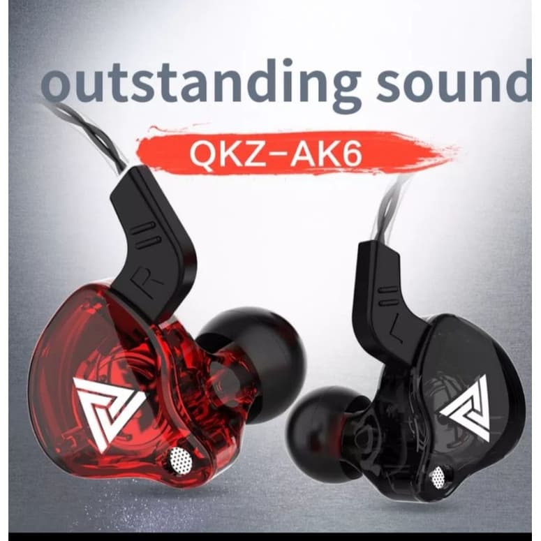 Fone de ouvido QKZ Ak6 + estojo. Retorno e Monitor Palco
