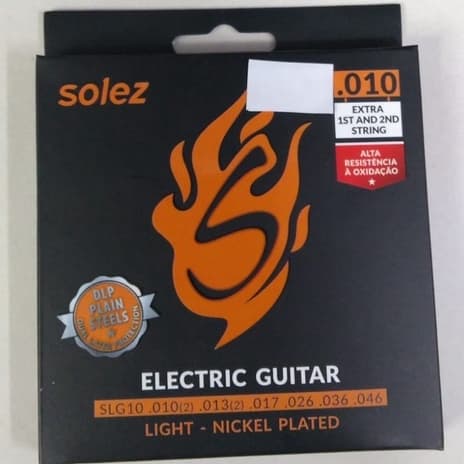 Encordoamento Guitarra 0.10 - Solez SLG10