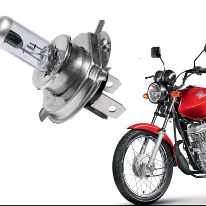 Lampada Farol Moto H4 35×35 12v Cg Titan Fan 125 150 160 Ybr Factor 125