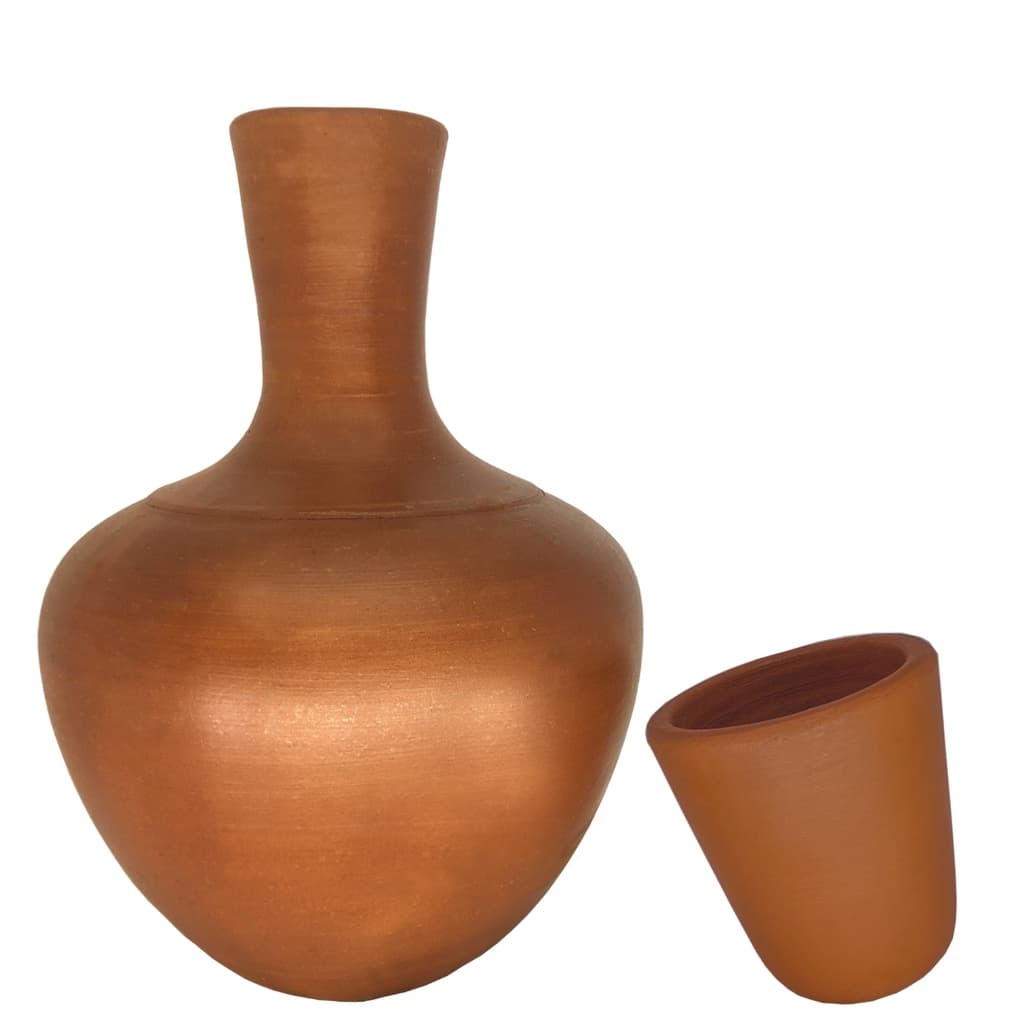 Garrafa De Água Tradicional Ceramica Botija Moringa Argila