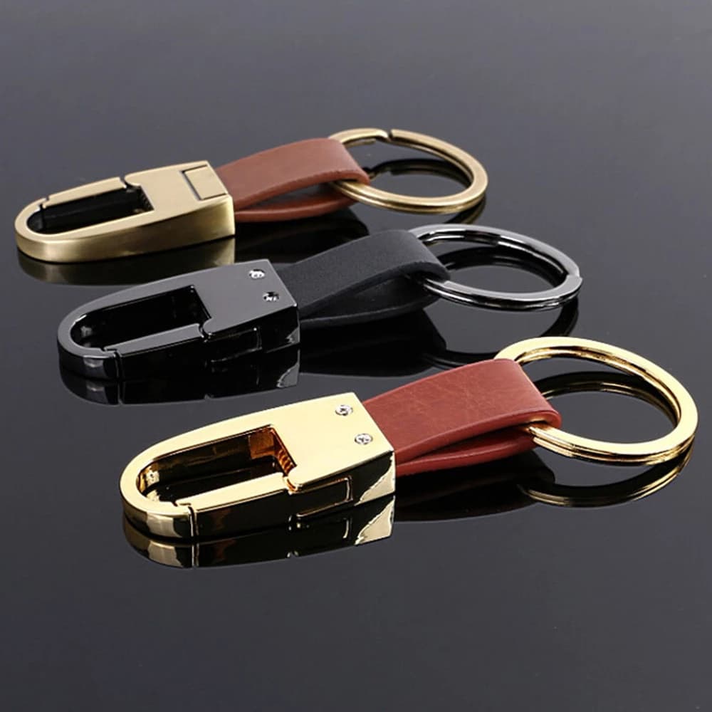 Chaveiro De Cintura Simples Masculino Porta-Chaves De Couro Clássico Acessórios Para Homem Lembrança
