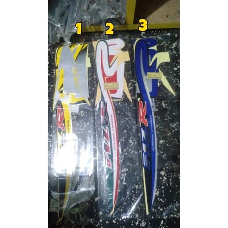 Adesivo MERAH Fiz R Caltex Listrado yamaha 2000 Moto Vermelho Azul Amarelo