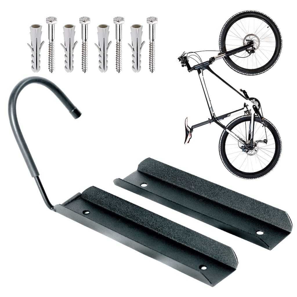 Suporte Bicicleta Bike Vertical com Apoio Para Roda Traseira