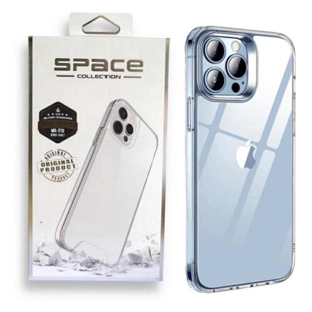 Capa Capinha Clear Case Space Para iPhone 14 / IPhone 14 Pro / IPhone 14 Max / IPhone 14 Pro Max