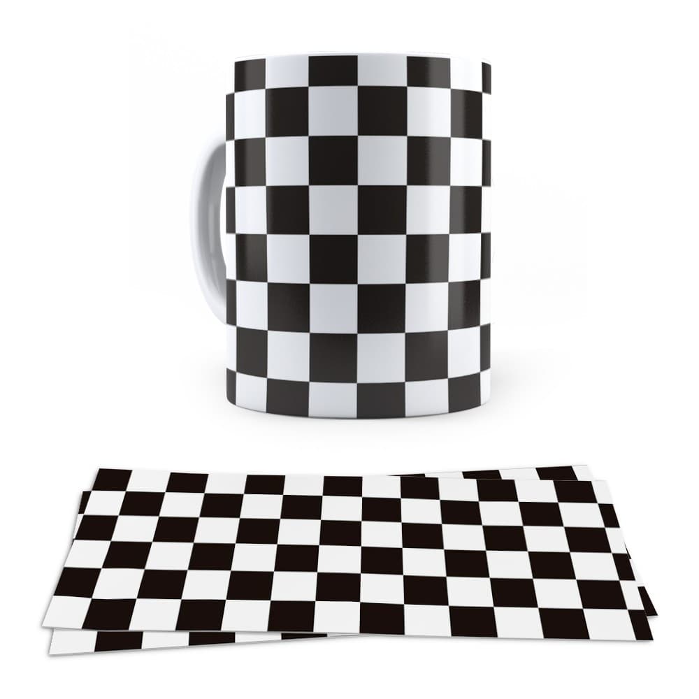 Caneca Ceramica Xadrez Tabuleiro