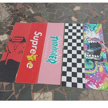 Griptape 33*9 Polegada skate aperto os780 à prova dwaterproof água buraco de ar lixa peças skate Grizzly motim partícula