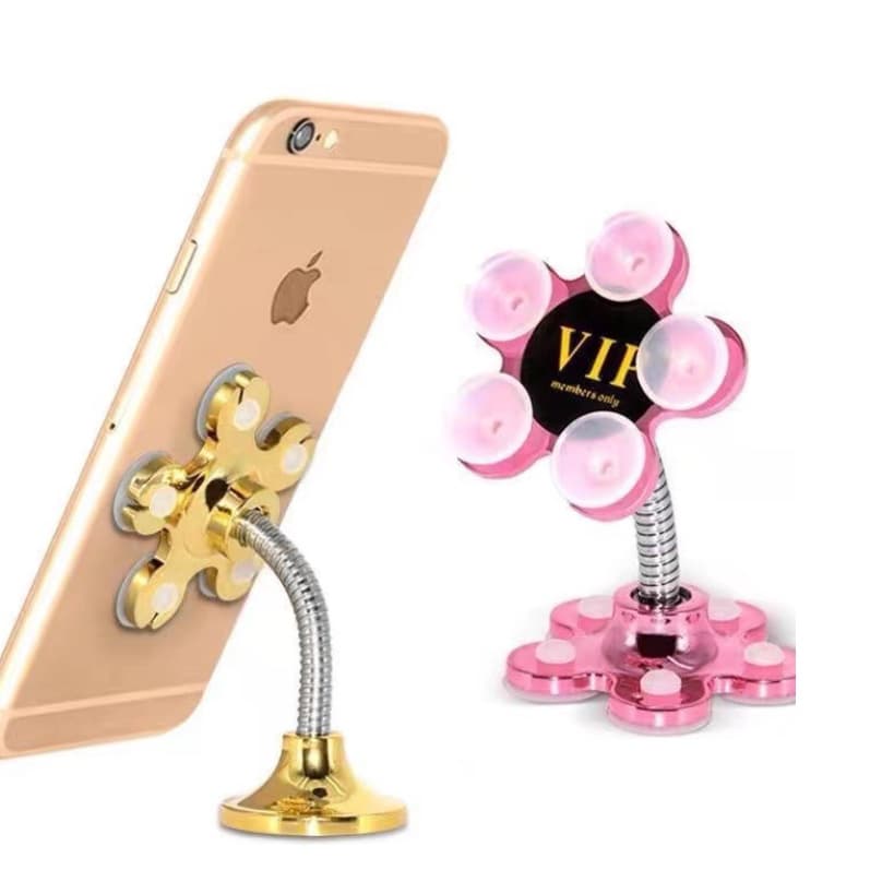 Suporte Para Celular De Mesa Carro Cores Mágica Ventosa Black Friday