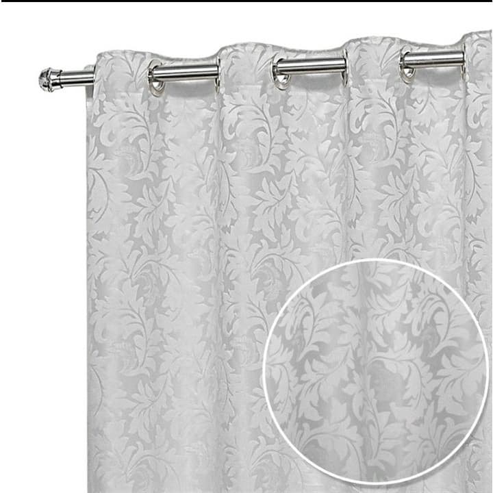 Cortina Jacquard Cetim para  Janela  3,00 M X 1,80M