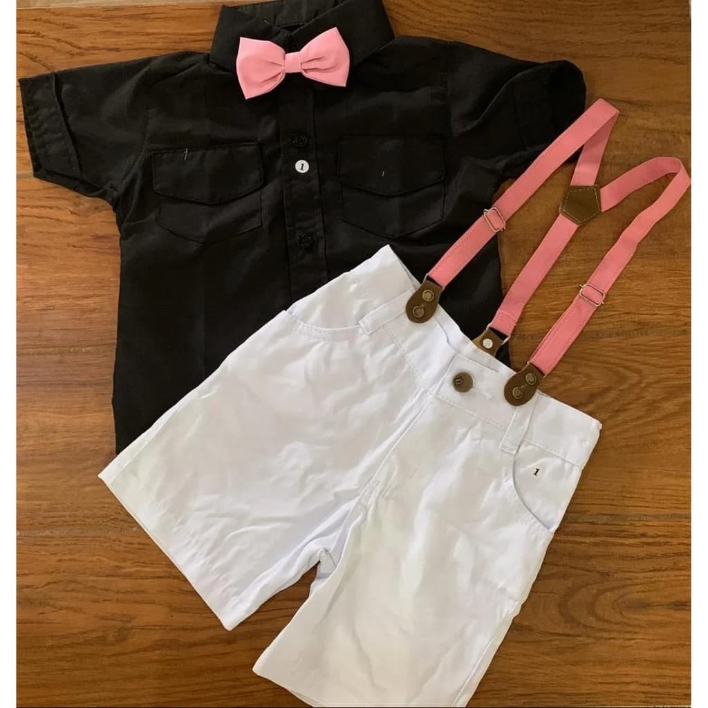 Conjunto Mundo Bita Camisa E Bermuda Infantil