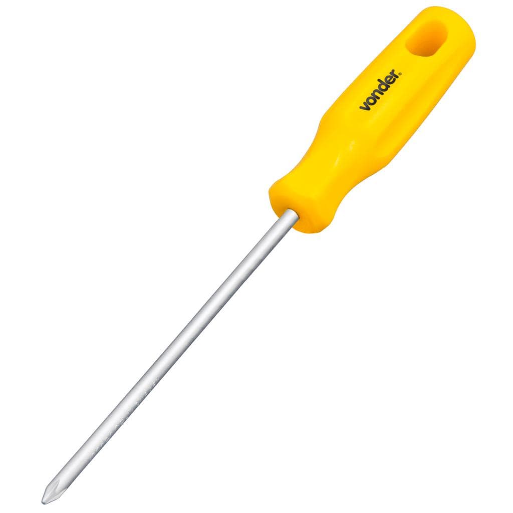 Chave phillips 5/16" x 6", aço cromo vanádio, VONDER