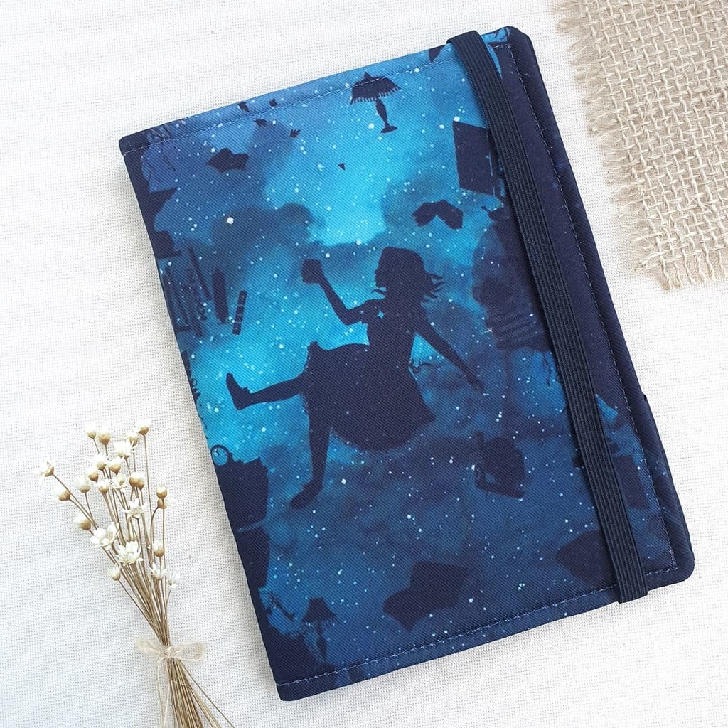Capa Livro Kindle em tecido Alice País das Maravilhas