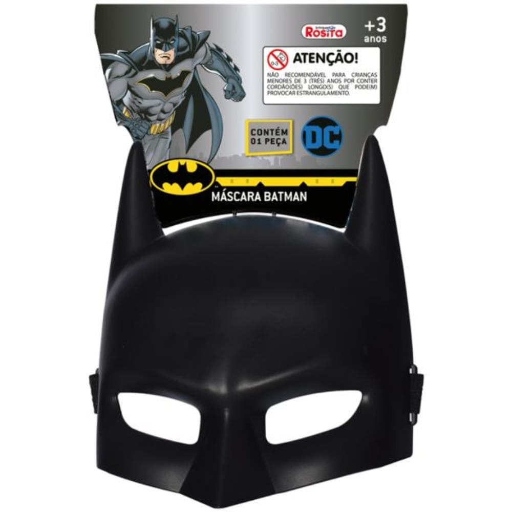 Fantasia (acessório) Batman Mascara Aventura - Baby Brink