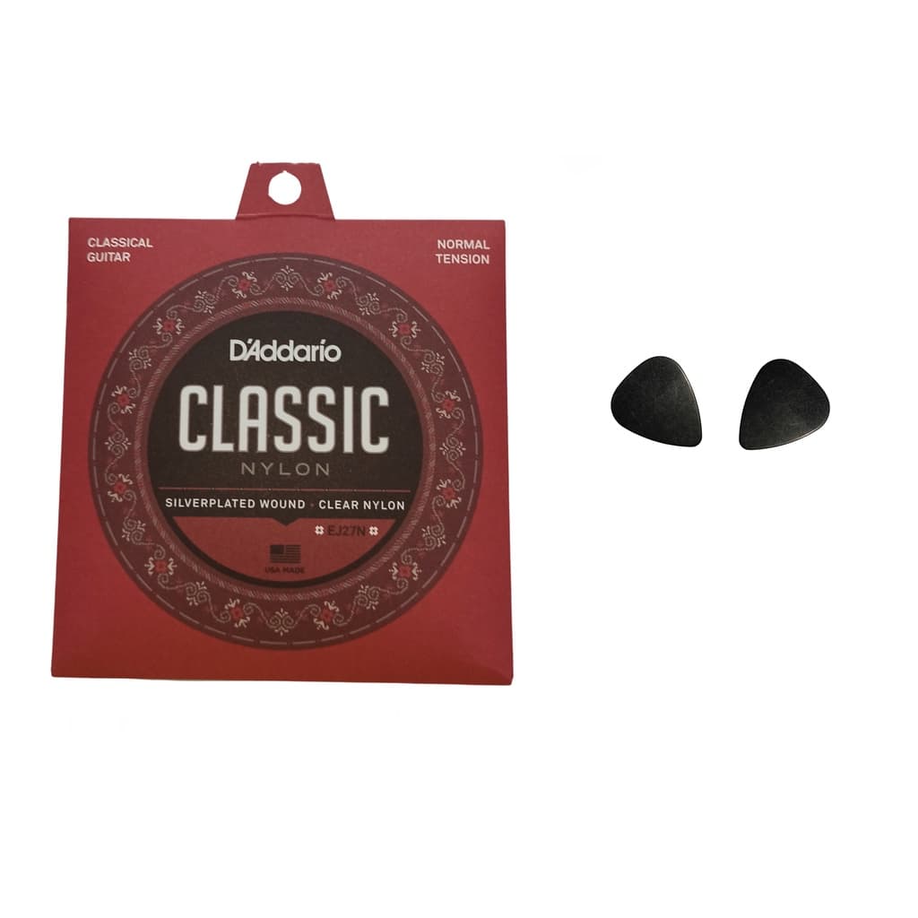 Kit Acessórios Violão Acústico Daddario Nylon Palhetas