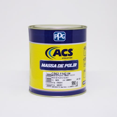 Massa de Polir N°2 Autocolor ACS 990gr Coral