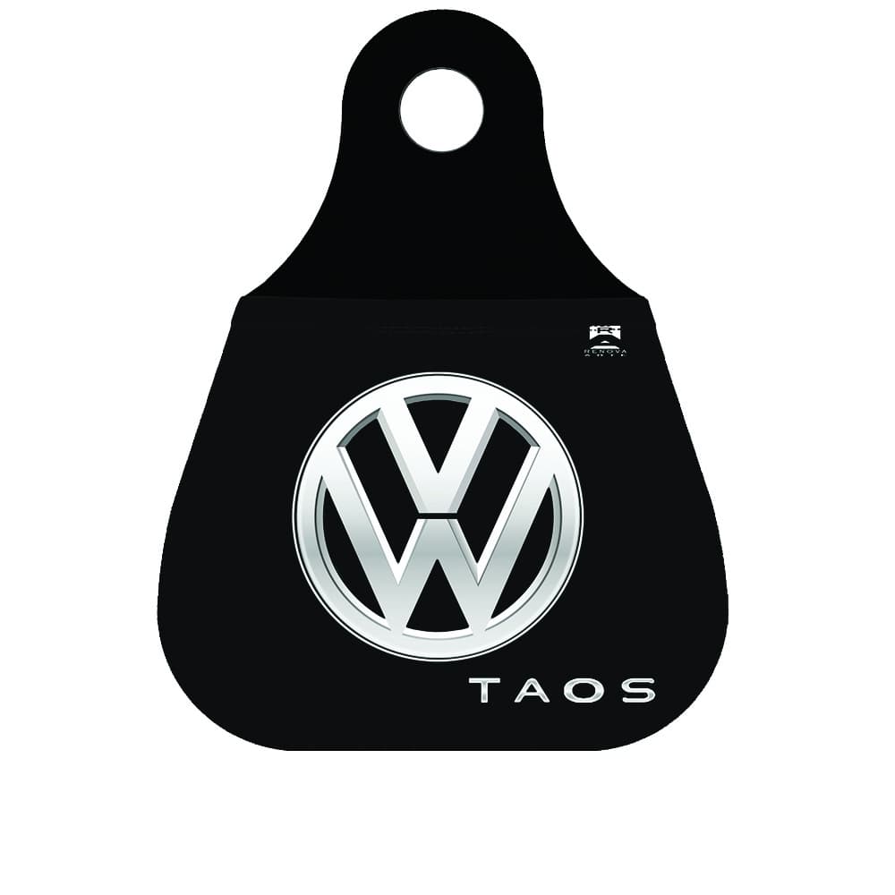 Lixinho lixeira lixo para cambio de carro Volkswagen Logo Prata Taos