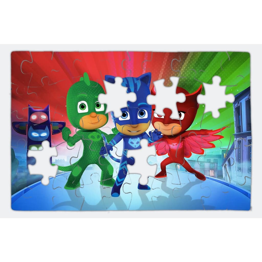 Quebra Cabeça Infantil Quebra Cabeca Pj Masks Puzzle