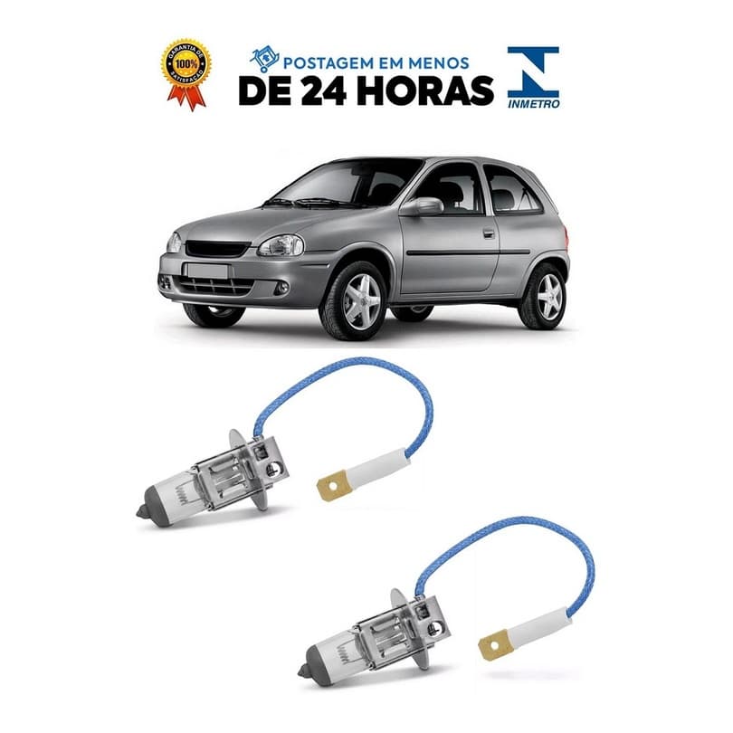 Par Lampada Farol de Milha Corsa Wind 1996 1997 1998 1999 2000 H3
