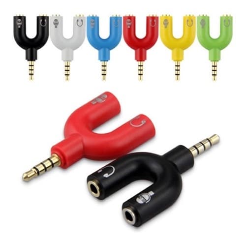 Adaptador Fone E Microfone P3 P2 Headset Pc Para Controle De Ps4 Xbox One Celular