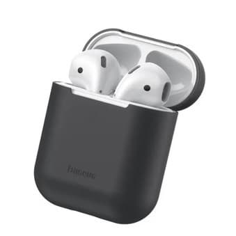 Capa De Silicone 0.8mm Para AirPods 1/2 Baseus Fina